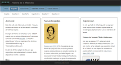 Desktop Screenshot of historiadelamedicina.org