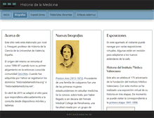 Tablet Screenshot of historiadelamedicina.org